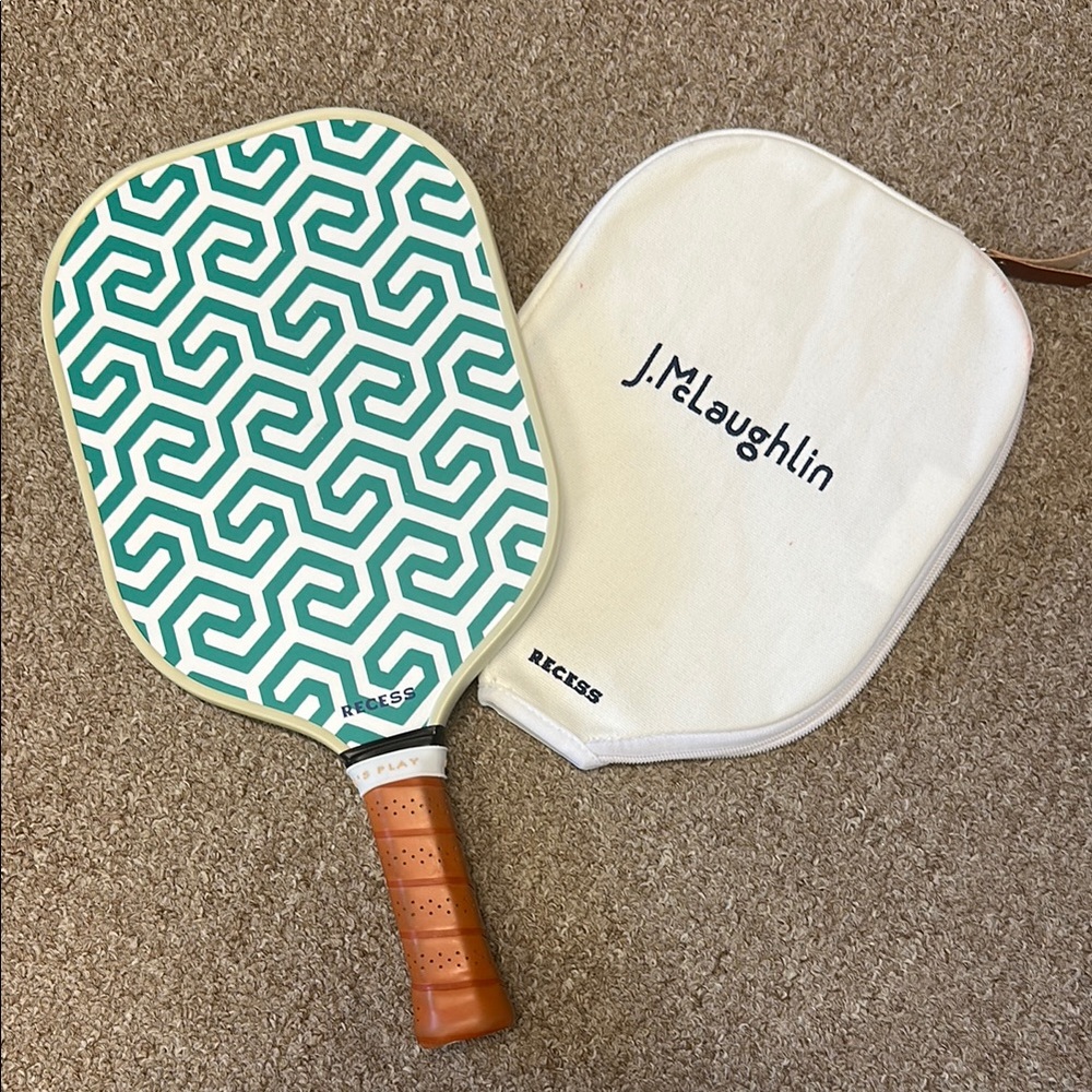 J. McLaughlin Green Pickleball Paddle by Recess